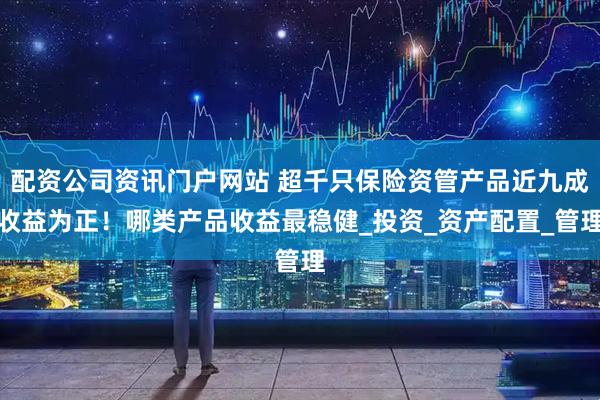 配资公司资讯门户网站 超千只保险资管产品近九成收益为正！哪类产品收益最稳健_投资_资产配置_管理