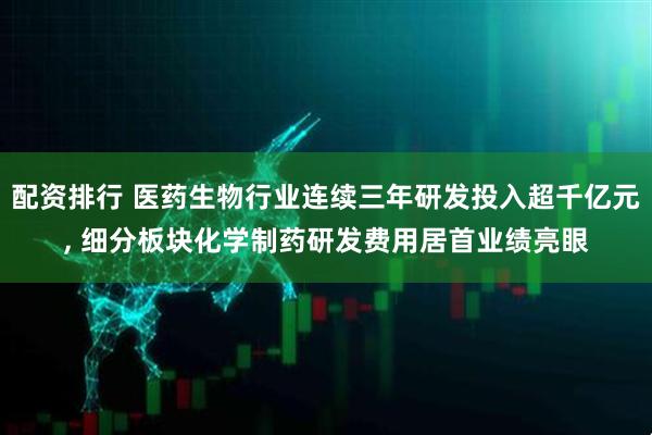 配资排行 医药生物行业连续三年研发投入超千亿元, 细分板块化学制药研发费用居首业绩亮眼